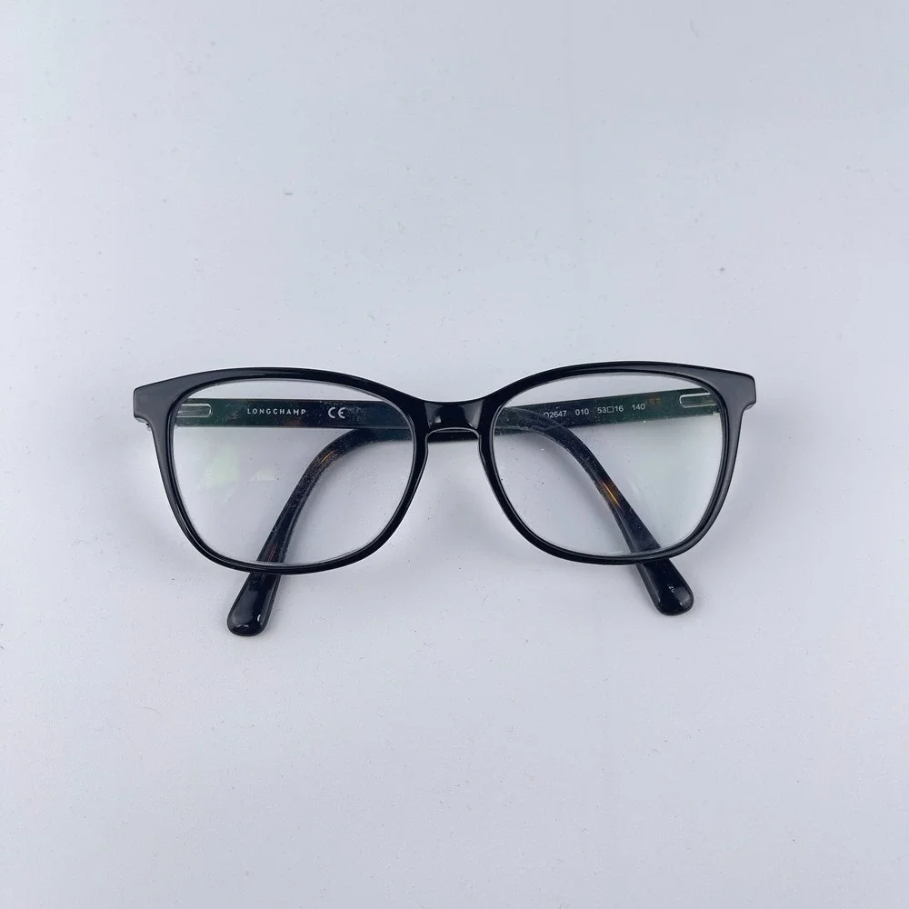 Longchamp LO2647‎ 010 Women Eyeglasses Frame Black Plastic Full Rim 53-16-140 mm